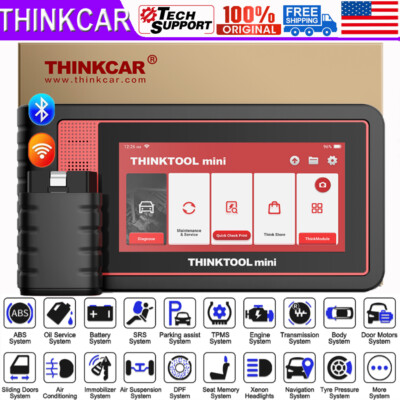 THINKTOOL MINI OBD2 Scanner All System Diagnostic Tool ECU Coding Bidirectional
