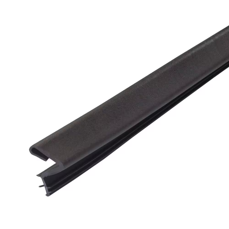 M D Door Weatherstrip Seal Rubber 81 Inch Brown Kerf Draft Stopper Weatherproof