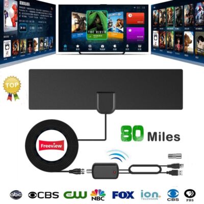 New Digital HD TV Antenna Signal Amplifier Booster TV Radius Surf Antena DVB-T