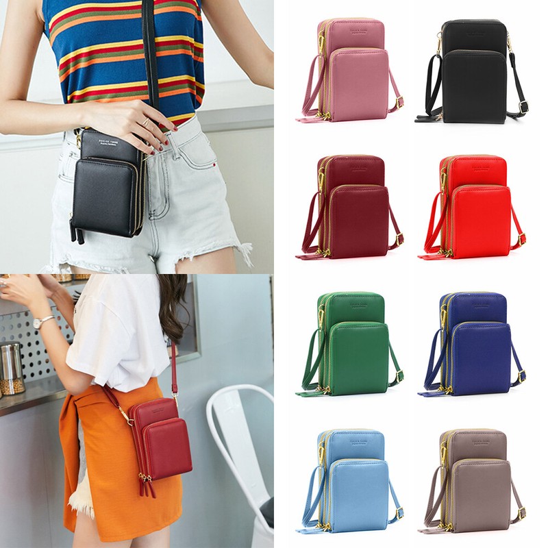 Crossbody for Women Card Holder Cellphone Shoulder Bag Mini 