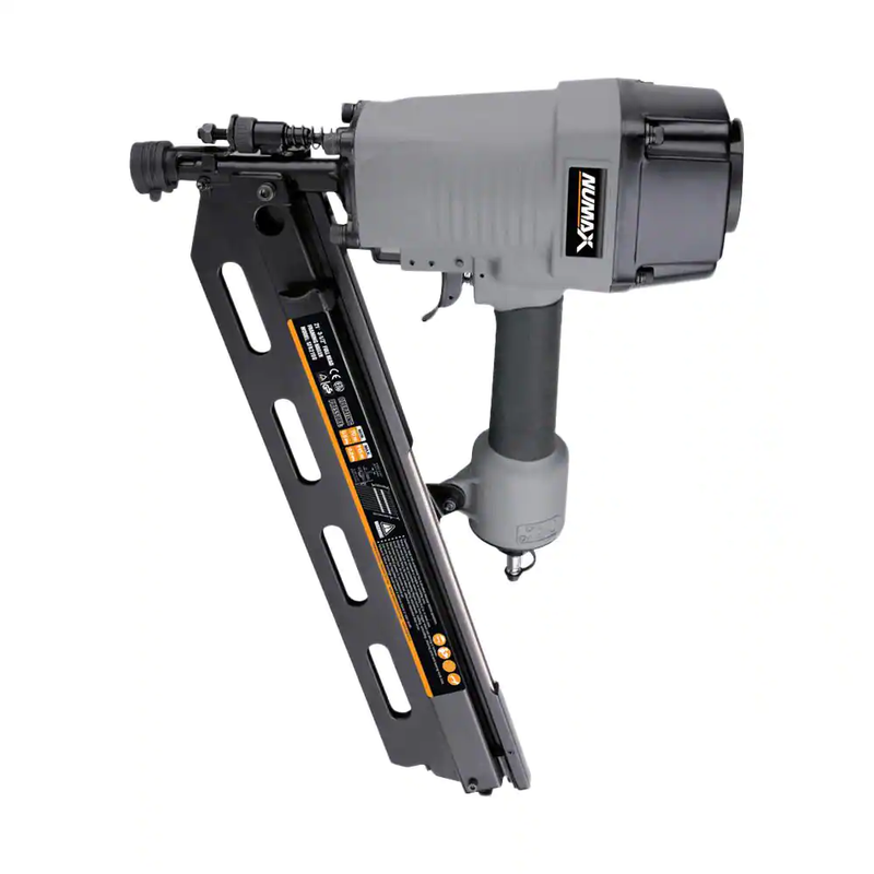 NuMax Framing Nailer Pneumatic 21° Full Head Strip Air Tool Finishing Nail Gun
