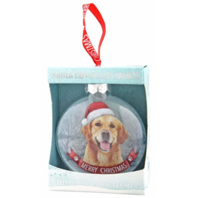 Golden Retriever Christmas Tree Bauble Gift For Golden Retriever Dog Lovers