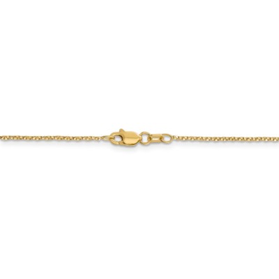 Pre-owned Superdealsforeverything 14k Yellow Gold .95mm Twisted Box Chain; 24 Inch; Lobster Clasp