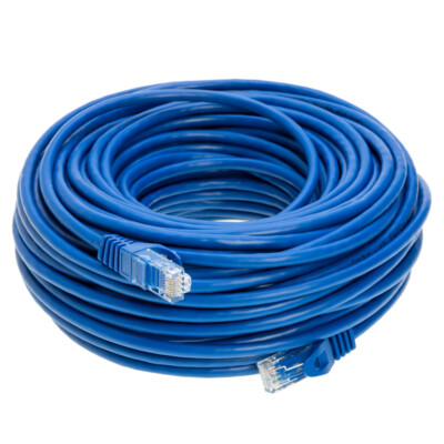 CAT6e/CAT6 Ethernet LAN Network RJ45 Patch Cable Blue 25FT - 200FT Multipack LOT