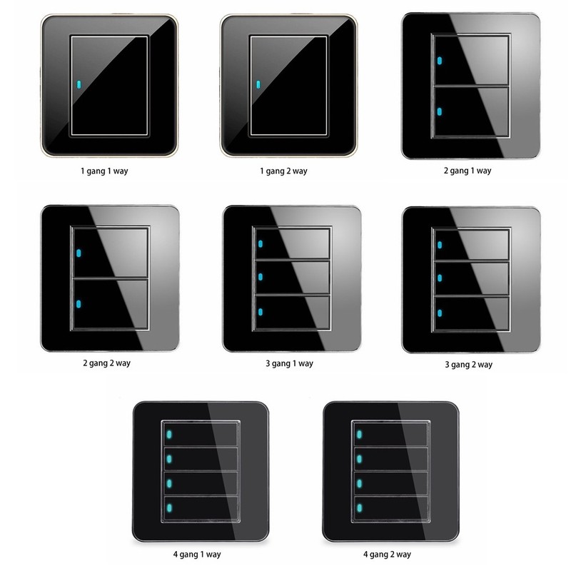 modern push button light switch