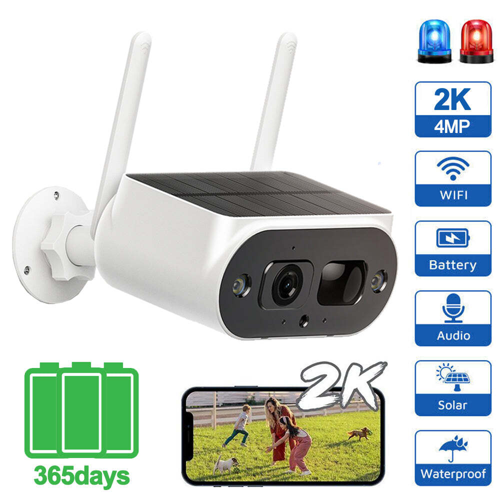 Wireless Outdoor Solar Battery 2way Talk