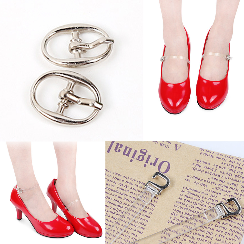 clear detachable ankle straps