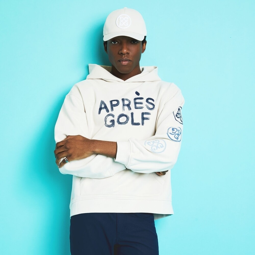 New Mens G/FORE GFORE APRES GOLF OVERSIZED FRENCH HOODIE