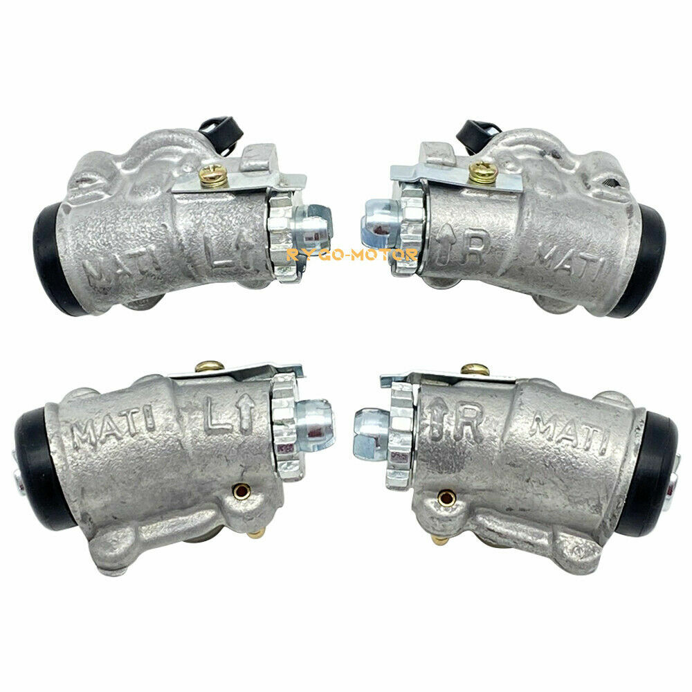 4 x Front Brake Wheel Cylinders With Shoes for Honda Foreman 450 TRX450 4x4 ES/S