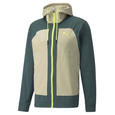 

Куртка Puma Cloudspun Protect Training Full Zip Jacket Mens Size  Casual Athletic Out, Зеленый, Puma Cloudspun Protect Training Full Zip Jacket