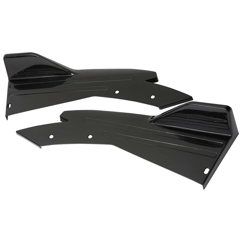 Gloss Black Rear Bumper Splitter Diffuser Canard Body Kit For VW Golf MK6 MK7 R