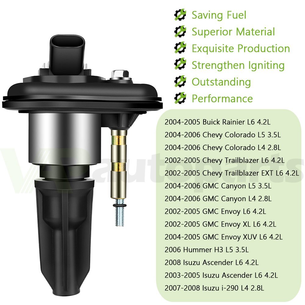 6 Ignition Coil For Cassette 02-05 Chevy Trailblazer Canyon