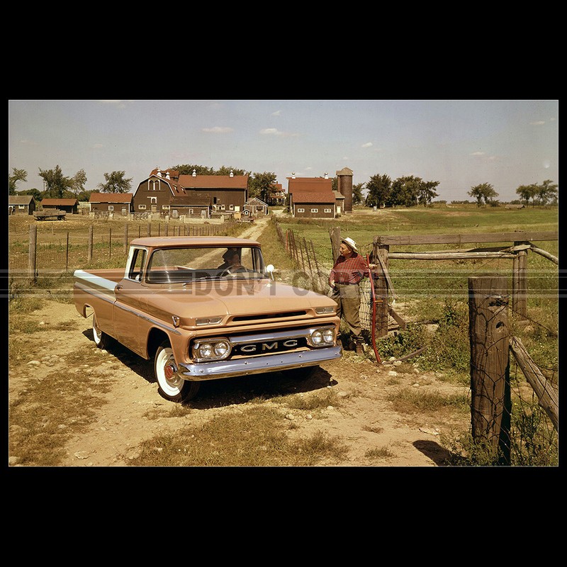 Photo A.016574 Gmc 1000 Wideside Pickup Truck 1962