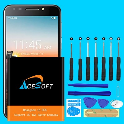 Replaceable 3100mAh Li_ion Upgraded Battery Screwdriver Tool for Alcatel Walters