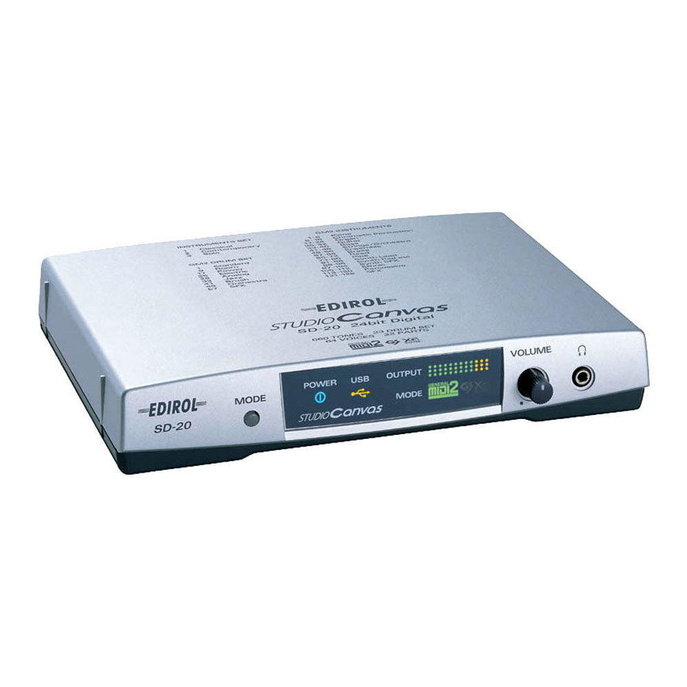 ◎e ROLAND　EDIROL　STUDIO Canvas SD-20 EDIROL by Roland SD-20 STUDIO Canvas 24bit Digital | eBay