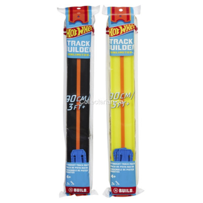 Hot Wheels Track Builder Unlimited - 3ft+ straight track 4ft of black or yellow