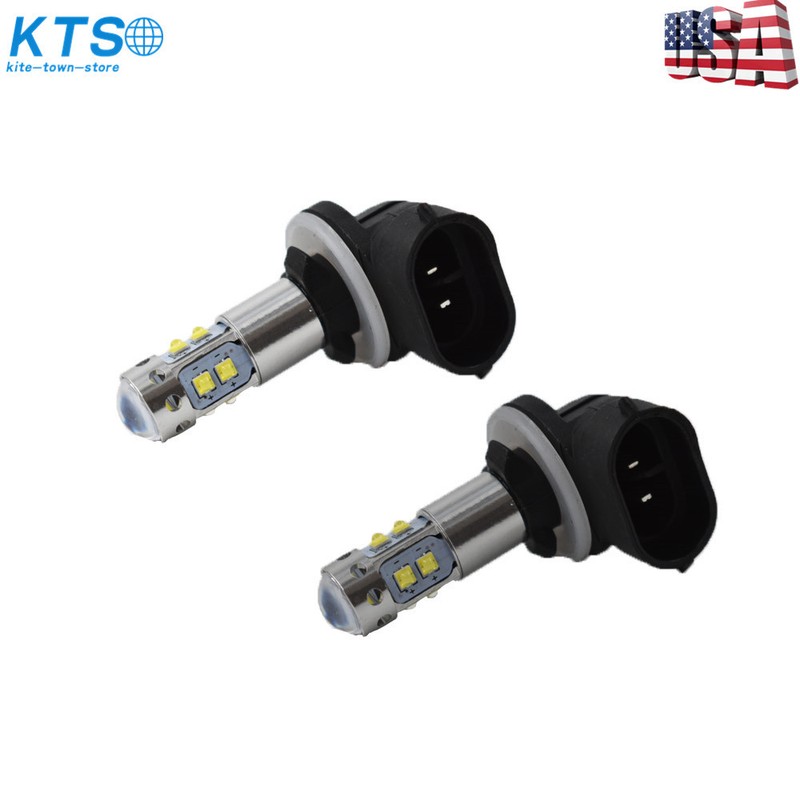 2x Headlight For 2009 2010 Polaris Ranger RZR 800 EFI 160W LED White