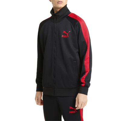 Спортивная куртка Puma Iconic T7 на молнии для мужчин, Размер XS, пальто, куртки, Верхняя одежда 53009