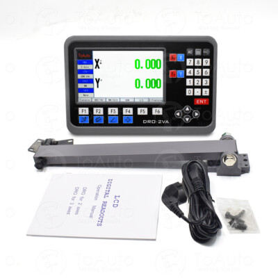 2/3 Axis Digital Readout Linear Scale DRO Display 5um for Bridgeport Mill Lathe