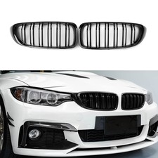Front Kidney Grille for BMW 4 Series F32 F33 F36 M4 F82 2014-2018 Glossy Black | eBay