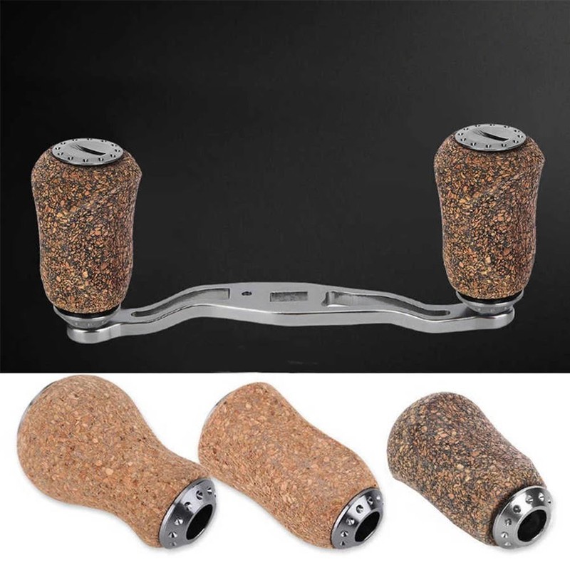 Hot Wood Cork Handle Knobs Fishing Reel Handle Knob handle Replacement Parts
