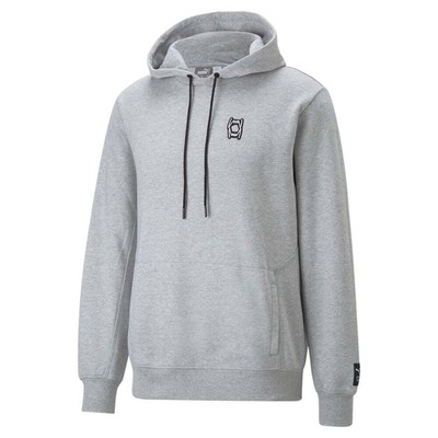 Puma Pivot Emb Pullover Hoodie Мужская серая повседневная верхняя одежда 53325205