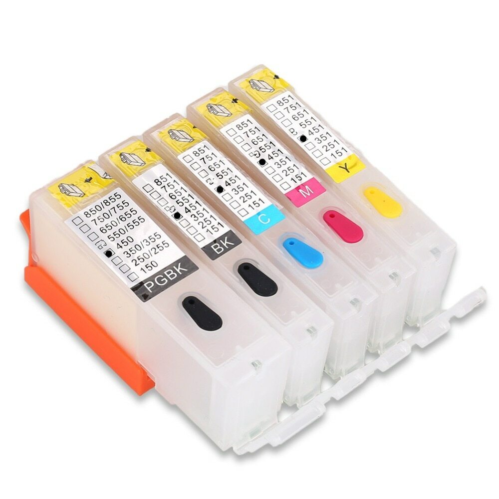 PGI-450 CLI-451 encre rechargeable pour Canon PIXMA IP7240 MG5440 MG5540 MG6440