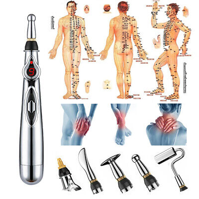 Therapy Electronic Acupuncture Pen Meridian Energy Heal Massage Pain Relief USA