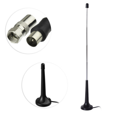 DVB-T2 ATSC ISDB Portable Digital TV Antenna with Magnetic Base 3m Cable