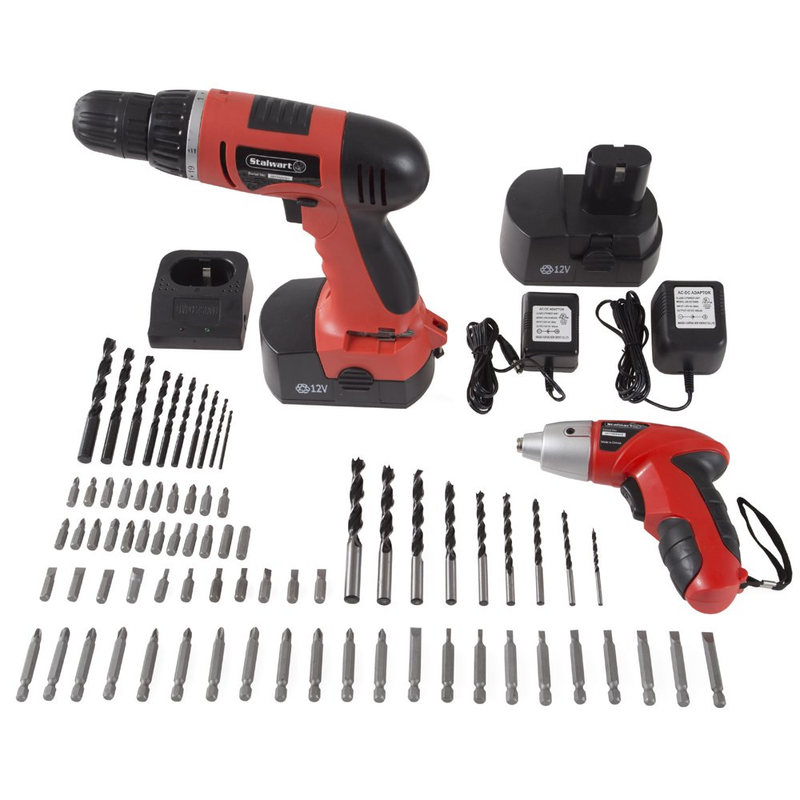 And 3.6-volt Driver Tool Sets With 74-piece Proj