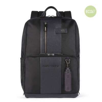 Pre-owned Piquadro Genuine  Backpack Brief 2 Male Black - Ca3214br2-n In Multicolor