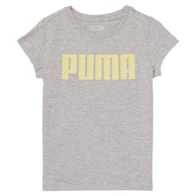 

Футболка с коротким рукавом из джерси с рисунком Puma, повседневные топы для маленьких девочек, размер , 85726, Grey, Puma Graphic Jersey Short Sleeve T-Shirt Infant