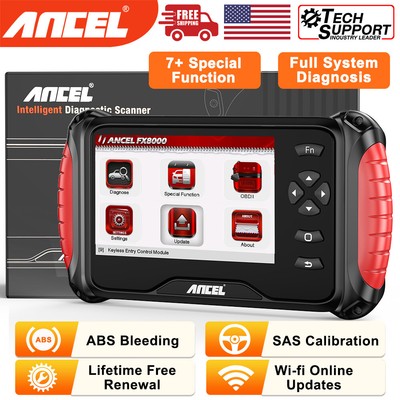 Ancel FX8000 OBD2 Scanner Automotive All System Diagnostic Tool Code Reader ABS