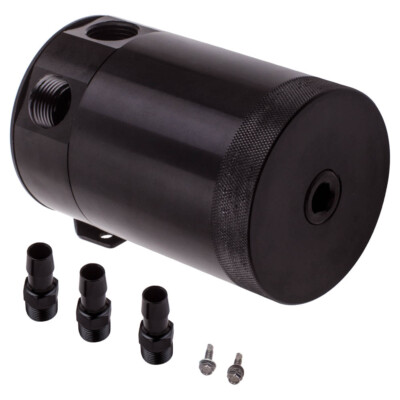 Universal 3-Port Öl Catch Tank Ölsammler Ölbehälter Oil Auffangbehälter