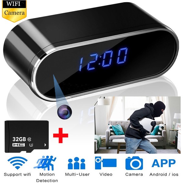 1080P Mini Camera WiFi HD IP Night Vision Camcorder Alarm Home Security Video US