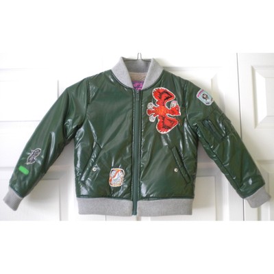 Custo 40Barcelona41 Ground Youth Jacket Winter Coat Bomber Green Eagle  Boy39s 6