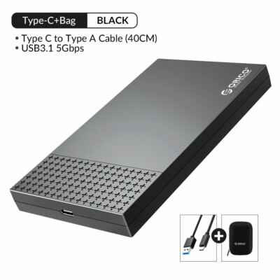 ORICO Type-C USB3.1 SATA to USB 2.5'' SSD/HDD Enclosure for SSD HDD Support UASP