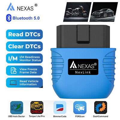 Car & Motor Bluetooth OBD2 Scanner Code Reader Diagnostic Tool for Android IOS