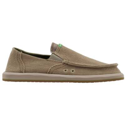 

Sanuk Pick Pocket Hemp Slip On Mens Size 8 D Casual Shoes 1100396-NHMP, Бежевый, Sanuk Pick Pocket Hemp Slip On