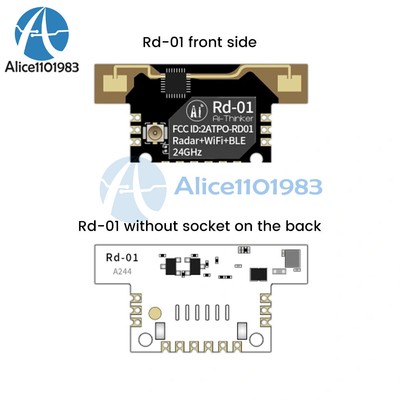 Rd 01 24G Radar Human Body Senser Module Radar+WiFi+BLE millimeter wave sensor