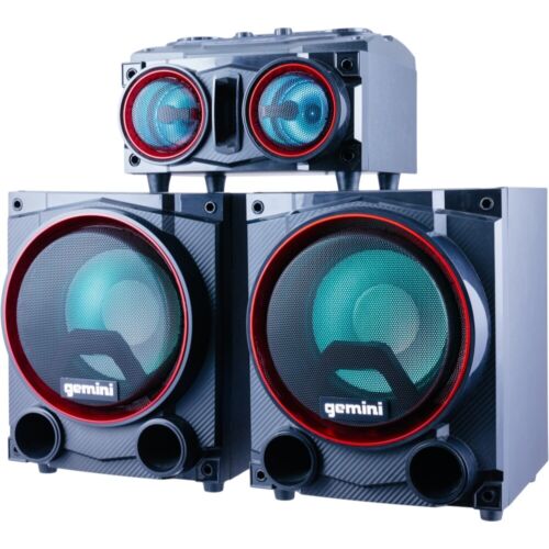 Gemini Sound GSYS-2000 2000 Watt LED Bluetooth Party Home St