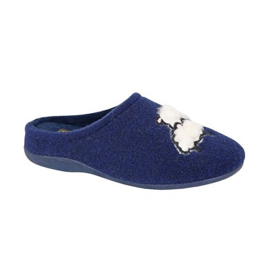 Sleepers Womens/Ladies Suzie Sheep Memory Foam Slippers (DF2306)