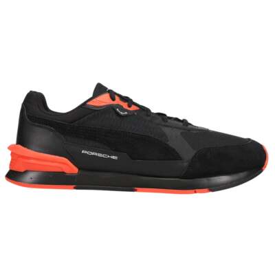 

Puma Porsche Legacy Low Racer Motorsport Мужские черные кроссовки Повседневная обувь 30702, Черный, Puma Porsche Legacy Low Racer Motorsport