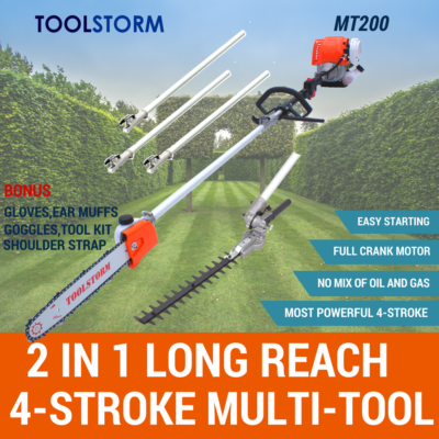 4 stroke long reach hedge trimmer sale