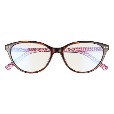 Kate Spade KS Roanne 086 Dark Havana Plastic Cat-Eye Reading Glasses 54mm