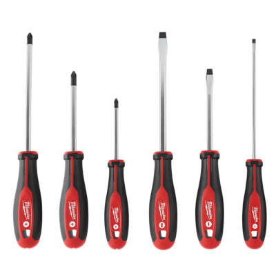 Milwaukee 48-22-2706 Multi-Tip Forged Shanks Wire Bending Screwdriver Set - 6 PC