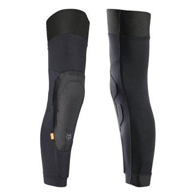 Fox Racing Mens Launch Elite Knee/Shin MTB Black Guard-Small