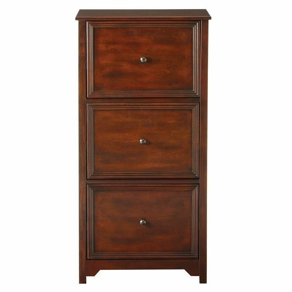 Devaise 3 Drawer Wood Vertical File Cabinet For Sale Online Ebay