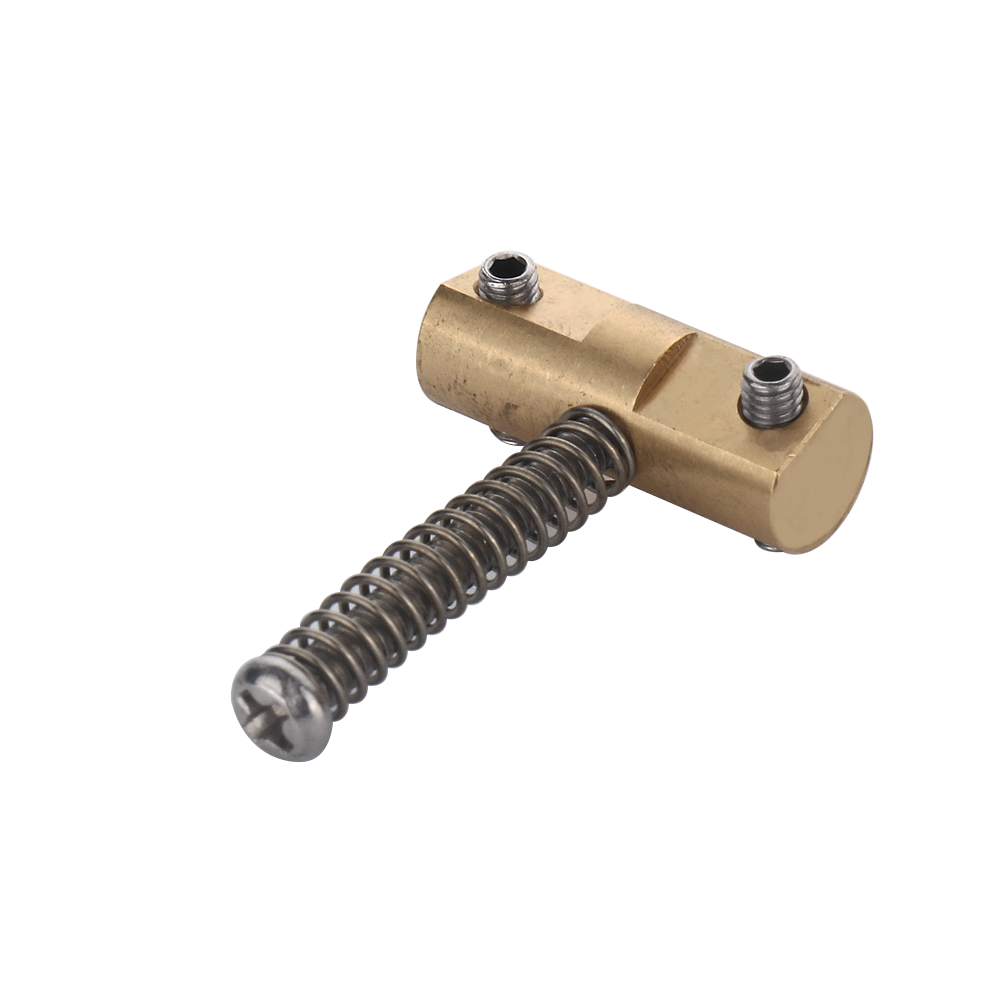 Set of Brass Compensated Vintage Wilkinson-Style Bridge Saddles for Tele Guitar