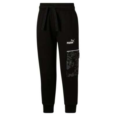 

Брюки Puma Camo Pack Fleece Joggers Youth Boys Black Casual 858286-01, Черный, Puma Camo Pack Fleece Joggers Youth